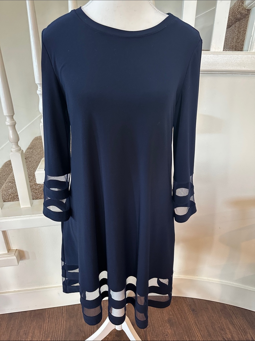 Navy blue Joseph ribkoff dress - Picture 2 of 6